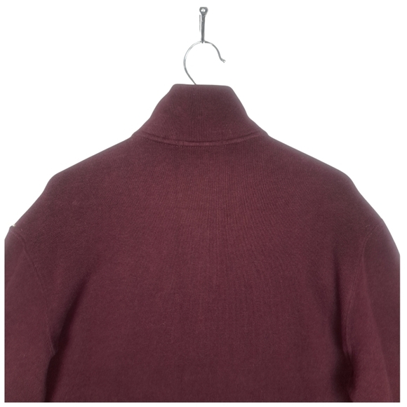 Polo Ralph Lauren Double Knit 1/4 Zip Men's M Pullover Sweater/Sweatshirt - Picture 8 of 11